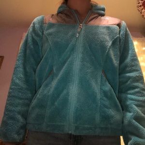 Blue North Face fleece
